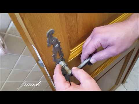 Réparation d'une poignée de porte