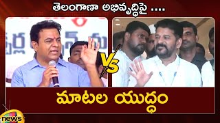Combat Of Words Between IT Minister KTR And TPCC Chief Revanth Reddy | BRS Vs Congress | Mango News