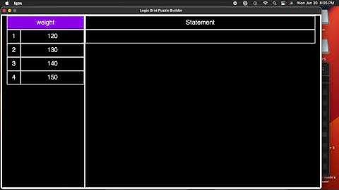 Racket Logic Grid Puzzle Solver - Creating Categories and Properties