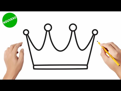 Comment dessiner une couronne | How to draw a crown