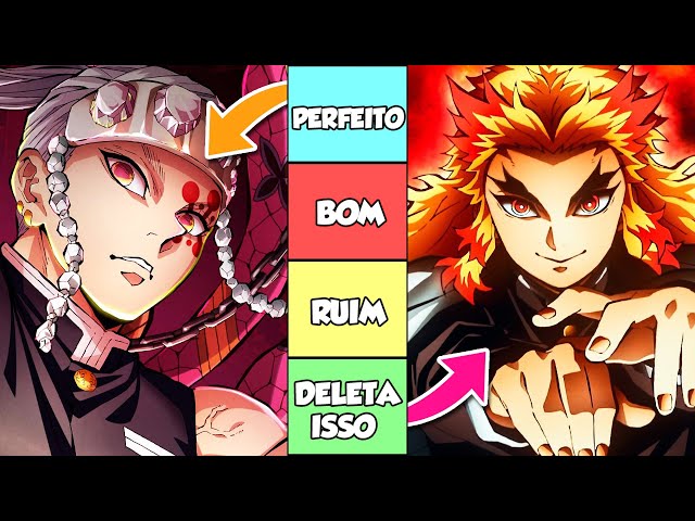 Avaliando TODOS os Personagens de Demon Slayer / Kimetsu no Yaiba (SEASON 2)  - Tier List 