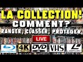 La collection  comment ranger classer proteger bluray 4k steelbook dvd vhs  live