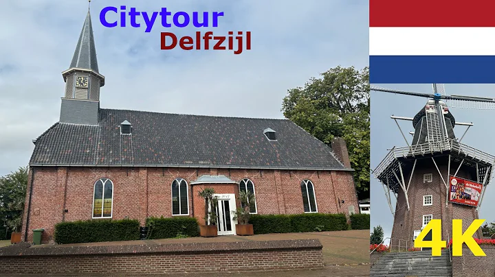 Delfzijl | Shopping, Skyline, Beach, Windmill, Churches, cityhall, and more! | The Netherlands [4K]