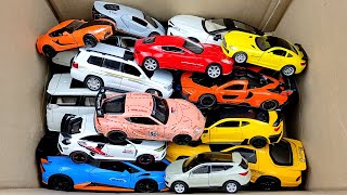Box Full of Model Cars -Mazda Mx5, Koenigesgg Jesko, Lamborghini Scv12, Byd Yang Wang U8, Toyota Car