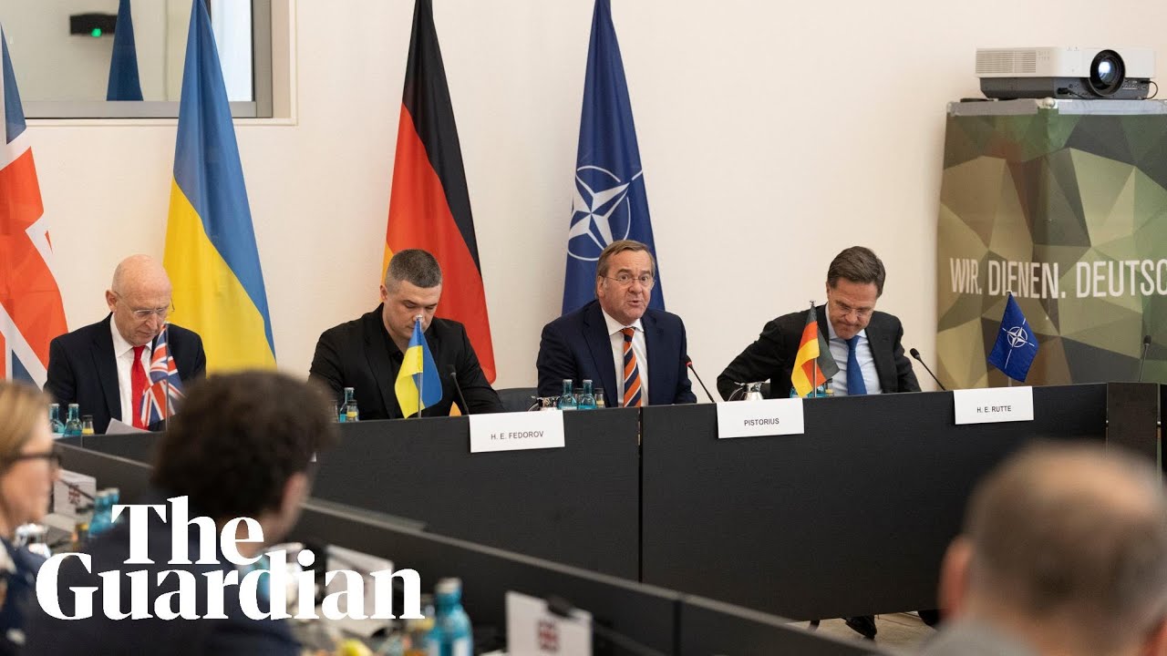 Film backdrop image for Ukraine Defence Contact Group members make statements following meeting – watch (2026)