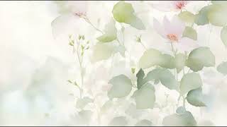 Floral Watercolour TV Screensaver – TV Wallpaper – 1 Hour – No Music, No Sound screenshot 3