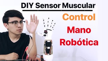 Mano robotica Arduino - CONTROL POR EMG (sensor muscular)
