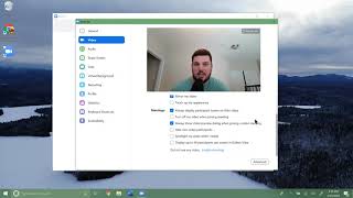 Zoom: Computer: Adjust camera and audio settings screenshot 1