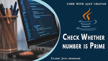 WAJP to check whether the user entered number is prime or not | Java Program