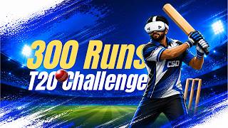 🏏 One Wicket = RESET! 😱 Can I Score 300 Runs in a T20 Match? | VR Cricket LIVE