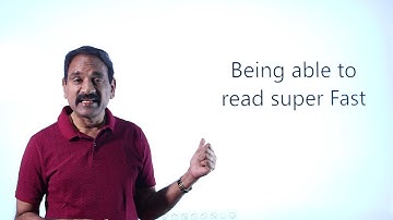 Quick tip to improve Speed Reading By Squadron Leader Jayasimha