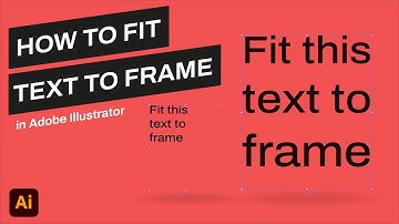 How to fit text to frame in ADOBE ILLUSTRATOR