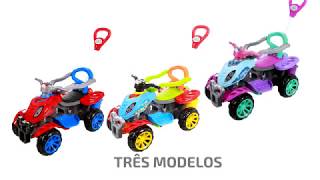 Quadriciclo Infantil a Pedal Spider - Maral com Empurrador, Shopping