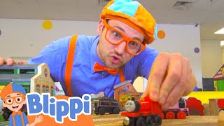 Blippi Visits an Indoor Playground (Fidgets Indoor Playground) | Blippi | Moonbug Kids  Fun Zone