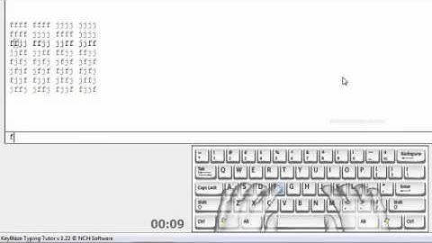 KeyBlaze Typing Tutorial