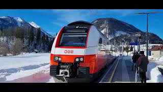 Train Ride in Bad Mitterndorf Winter Wonderland