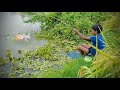 Best Fishing Video | Amazing Village Smart Boy Fishing With Hook | Traditional Hook Fishing (Part-3)