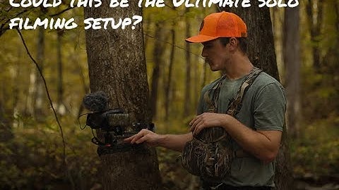 How To SOLO Film Your Hunts - SADDLE Filming Setup - Lightweight Solo Film Setup  - Saddle Hunting!!