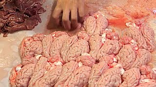 Taiwan Street Food - Sauteed Pig Brain