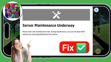 How to Fix "Server Maintenance Underway" in eFootball 2026 | Server Maintenance Underway