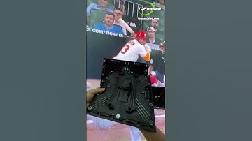 LED display with magnetic panels? Less stress #ledscreen #magneticsetup #shorts