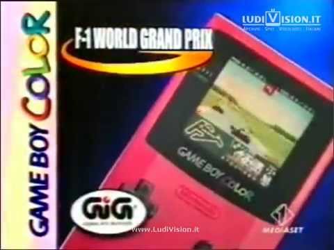 Pubblicità italiana F-1 Worl Grand Prix per Game Boy Color (1998)