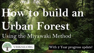 Growing an Urban Forest using Miyawaki method | वृक्ष उगाएं मियावाकी तकनीक से | Vriksh.Org@gmail.com