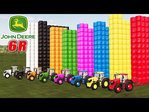 Land Of Colors! John Deere 6R Series! - Farming Simulator 19