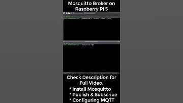 Install and Configure Mosquitto Broker on Raspberry Pi 5 #raspberrypi #mqtt
