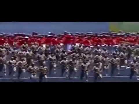 أستعراض الجيش المصري أمام السيسى بموسيقى السادات ونصر أكتوبر