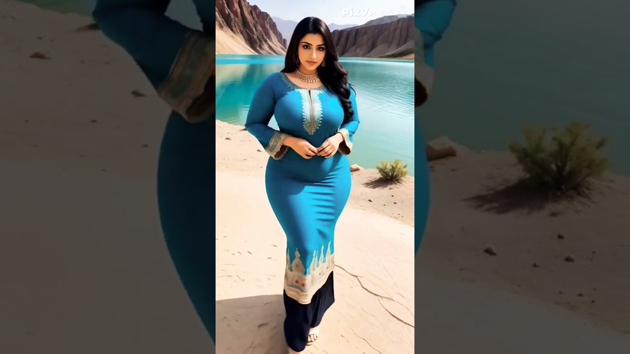 Radiant Departure: A Pretty Dubai Princess's Confident Journey 