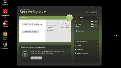 Webroot Secure Anywhere (Online)- Virustest