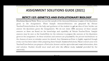 BZYCT 137 SOLVED ASSIGNMENT 2021/ PDF WATSAPP 6203869593 #IGNOU