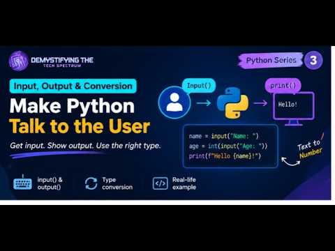 How does Python talk to YOU? 💬🐍DEMYSTIFYING THE TECH SPECTRUM.  #Python #technology #pythontutorial