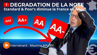 Dégradation de la note de la France !