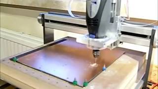 CNC PCB Machine with DIY GRBL G-Code Controller