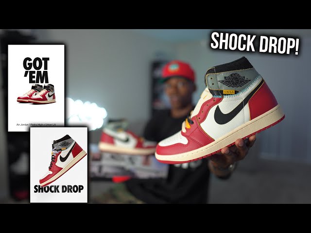 WOAH 🤯! THIS JORDAN 1 UNION TO LA SHOCK DROP DID NOT GO AS WE