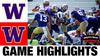Team Purple vs Team White Highlights | 2024 Washington Football Spring Game screenshot 3