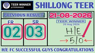 21/08/2026 Shillong Teer Common Number Today | Shillong Teer Target Number Today