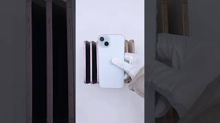Immersive Packing 📱 Blue iPhone 15 Plus #asmr #iphone15plus