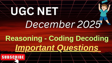Coding - Decoding important questions👈🏻 Mathematical Reasoning & Aptitude| UGC NET Paper 1✍️
