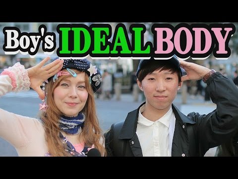 A JAPANESE BOY's IDEAL BODY? Let's Ask Japanese Boys What Their Ideal Figure Is!