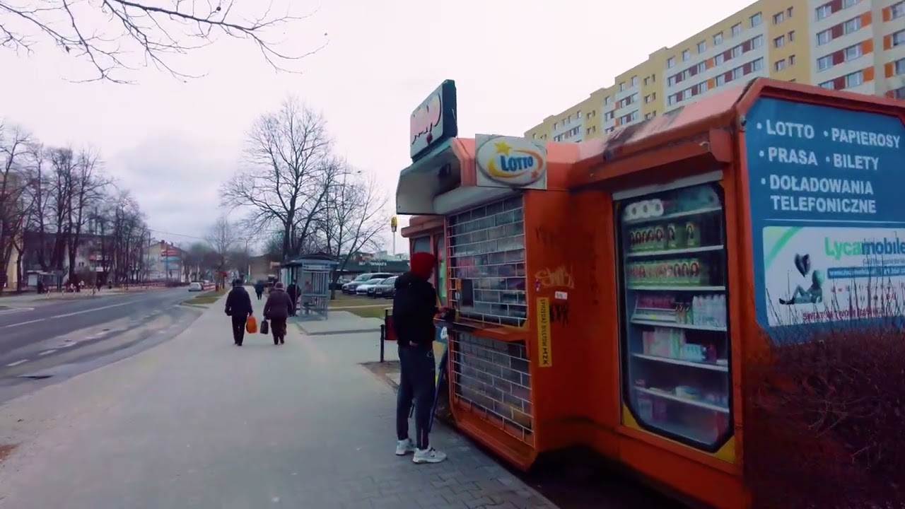 Piotrków Trybunalski | Galeria Focus i ulica Słowackiego [4k]