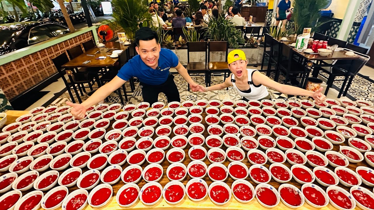 ĐỈNH NÓC VỚI 200 CHÉN TIẾT CANH VỊT SIÊU TO GIÀNH CHO NGA SUMO VÀ CÁC THÍ SINH THAM GIA TẠI 34