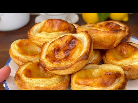 Pastéis de Nata : Tartelettes Portugaises à la Crème aux œufs