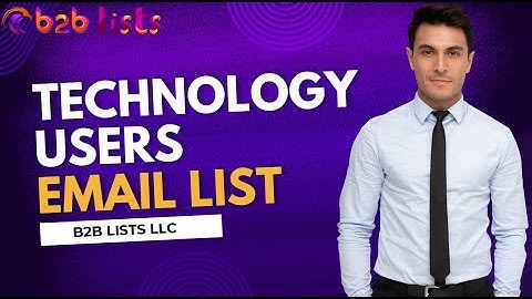 Technology Users Email List – Reach IT Decision-Makers & Tech Buyers Effortlessly!