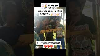 3rd FOUNDING anniversary of Lambda omicron chapter..🎂🎂🎂
