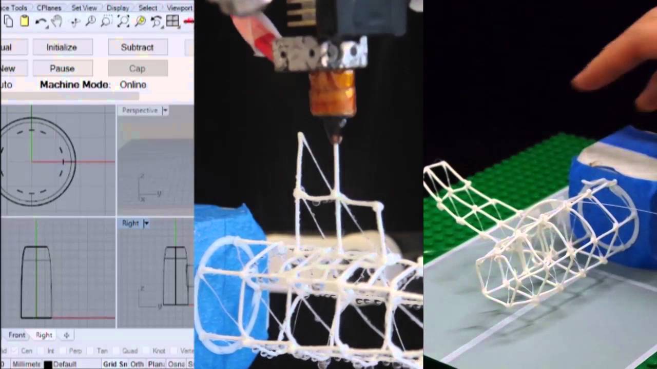 On-The-Fly Print: Incremental Printing While Modelling - YouTube