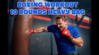 10 Rounds of Heavy Bag for Boxing (Beginner to Advanced)