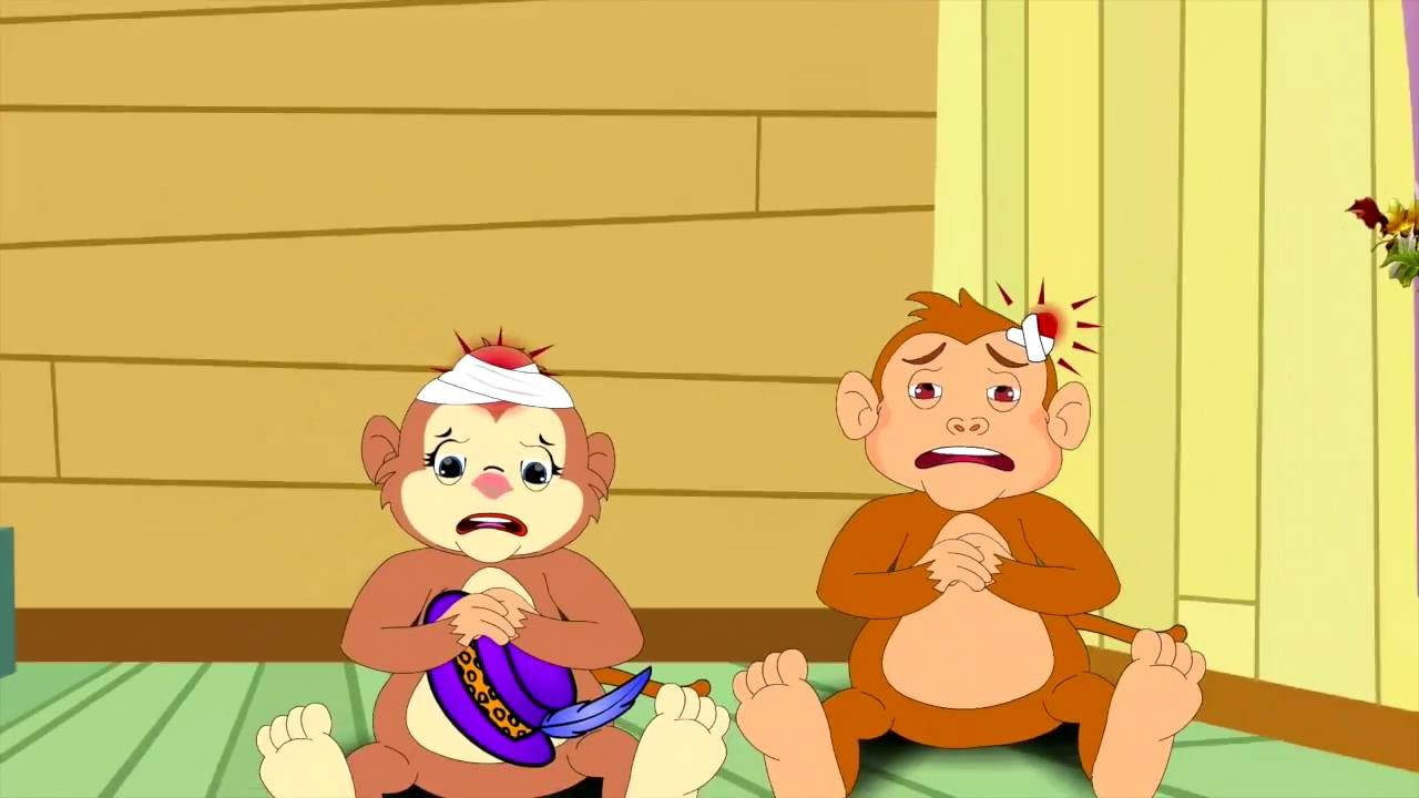 Five Little Monkeys Jumping on the Bed- Nursery Rhymes for Kids by Kids ...